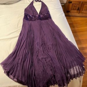 Silk halter dress